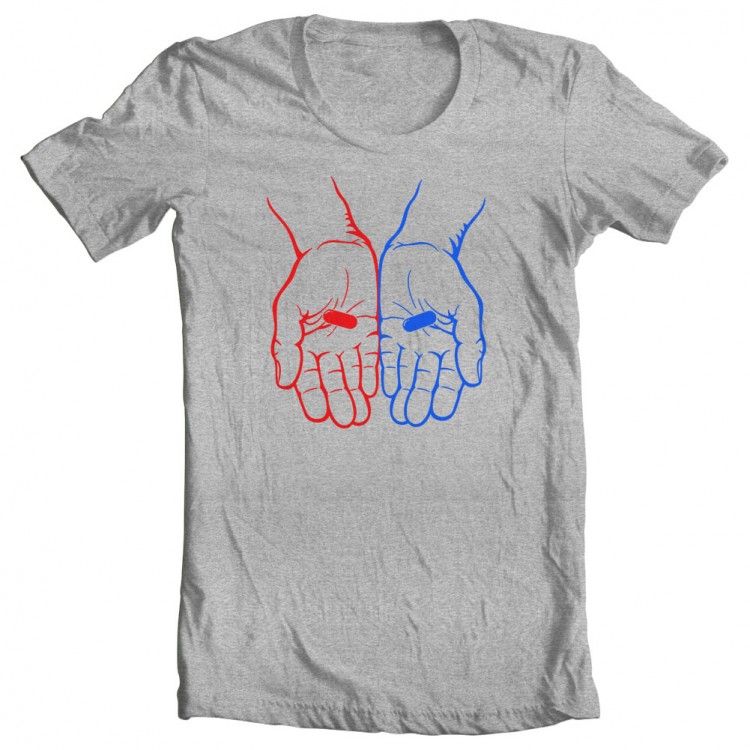 red pill blue pill tshirt